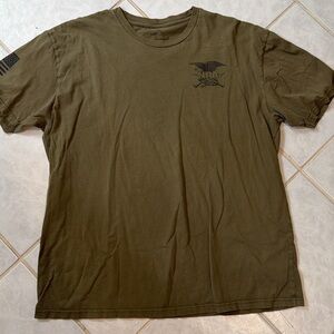 Men's Olive Green Short Sleeve T-Shirt
